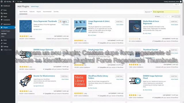 Cum regeneram thumbnails-urile in Wordpress? смотреть онлайн