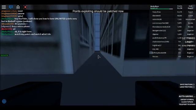How TO Farm UNLIMITED Points on Hudzell's PARKOUR GAME!!! (ROBLOX) смотреть онлайн