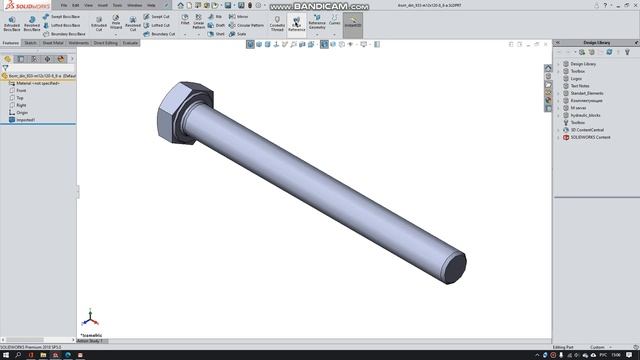 10 Создание деталей для своей библиотеки Toolbox в SolidWorks смотреть онлайн