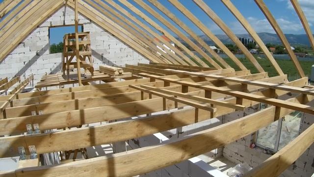 Стропильная система двухскатной крыши. ч 1 смотреть онлайн