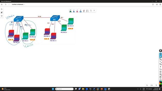 "VLAN Configuration in GNS3: Step-by-Step Guide for Virtual LAN Setup & Testing" смотреть онлайн