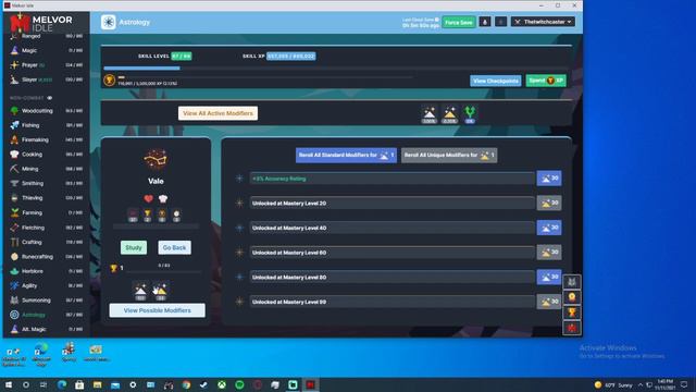 Melvor Idle: New Skill- Astrology GUIDE! смотреть онлайн