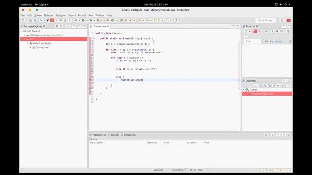 Caesar Verschlüsselung – Java смотреть онлайн