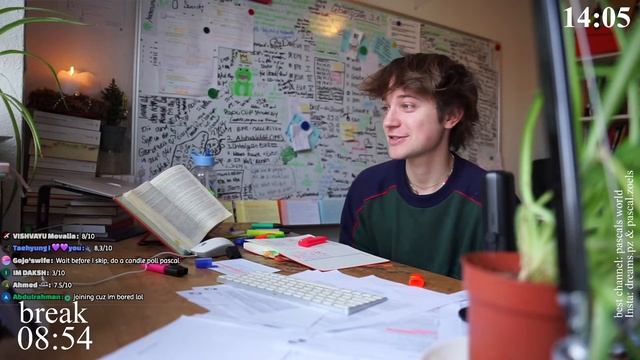 LIVE | 10-HOUR study with me ?? rain sounds & pomodoro timer 60 & 10 смотреть онлайн