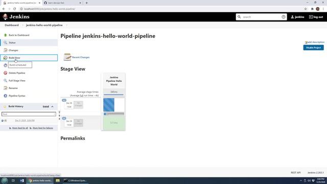 Jenkins Hello World Pipeline Example смотреть онлайн