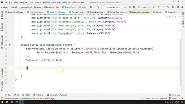 215 - Streams pt 13 - Collectors pt 03 - Grouping by pt 02 смотреть онлайн