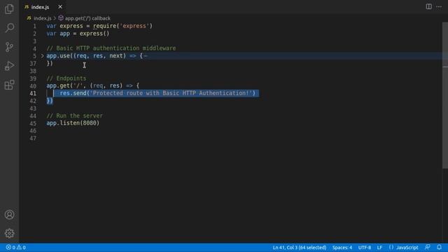 Basic Authentication with HTTP | Example with Express.js смотреть онлайн