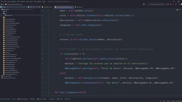 Estilos: hojas de estilo externas | Interfaces gráficas con PyQt5 смотреть онлайн