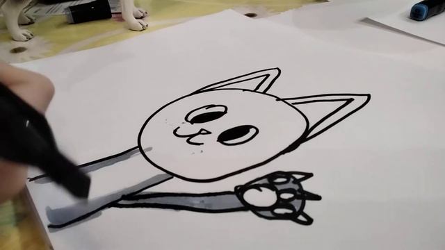 как нарисовать котенка или кошку смотреть онлайн