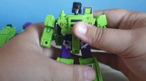 обзор девастатора g1 
трансформер 
первое поколение