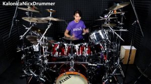 Smooth - Santana ft Rob Thomas _ Drum cover by Kalonica Nicx (1)