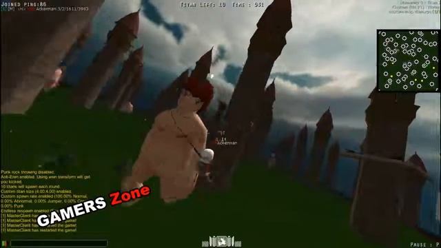 How to Custom Map Game AOTTG Attack on Titan Tribute Game смотреть онлайн