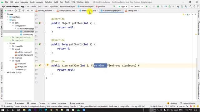 Android Bangla Tutorial 7.41 - listview custom adapter android (part-2) смотреть онлайн