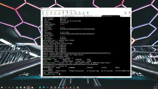 Raspberry Pi 4 Docker Containers смотреть онлайн