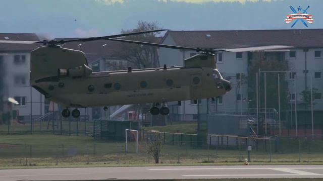 Boeing CH-47 Chinook in Action - U S Army Extremely Powerful CH-47 Chinook Helicopter смотреть онлайн