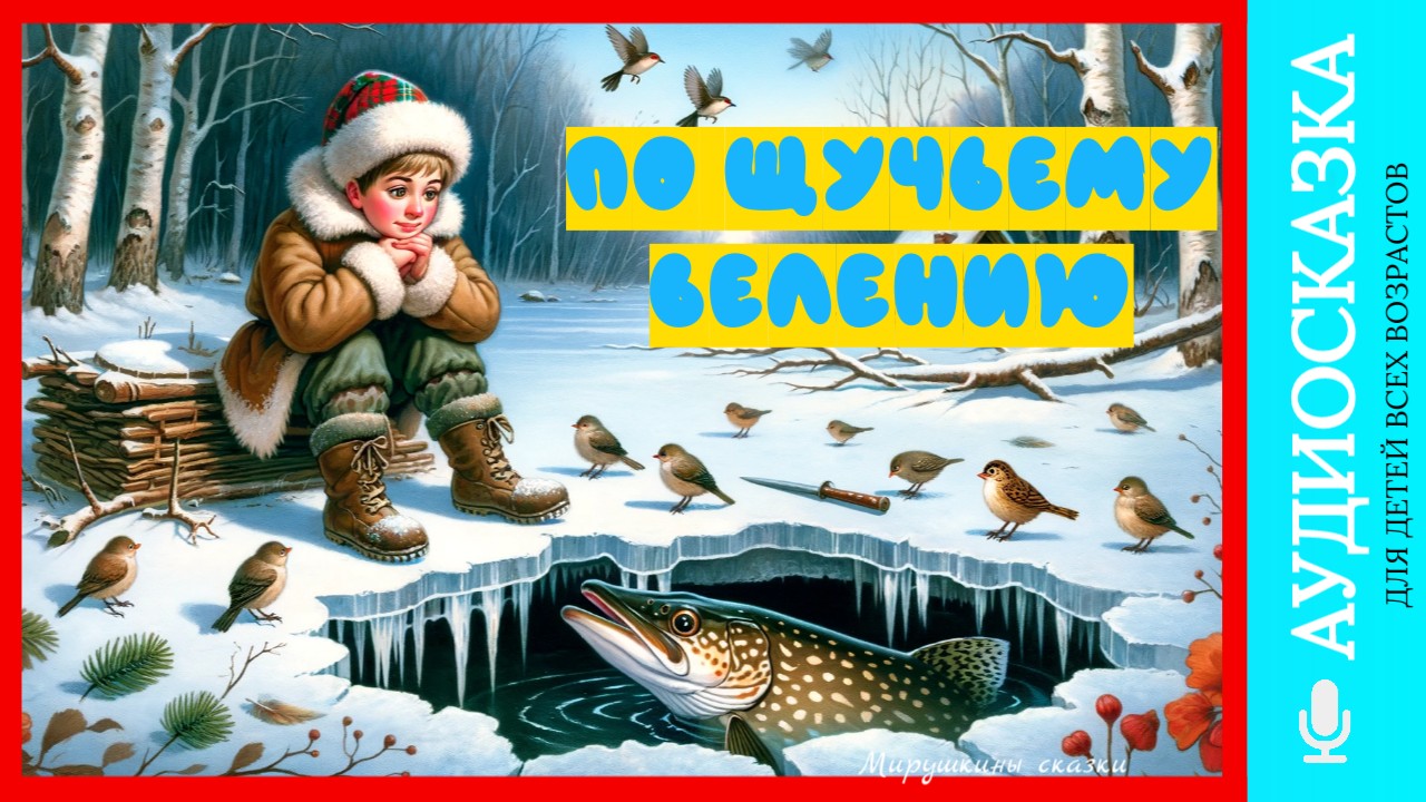 По щучьему велению | слушать онлайн сказки | детские сказки | аудиосказки на ночь| детские сказки смотреть онлайн