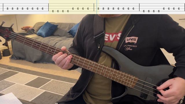 Weezer - Undone - The Sweater Song (Bass Cover with Tabs) смотреть онлайн