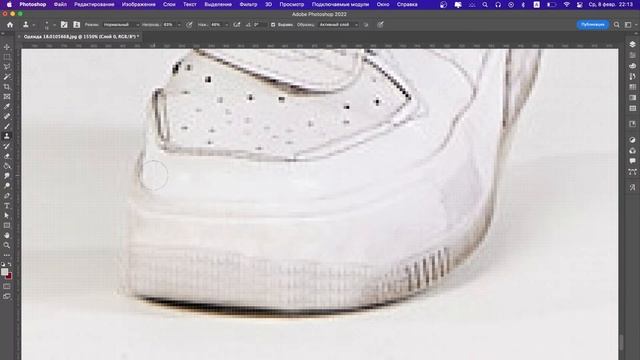 Ретуш в фотошопе - только 2 инструмента. Отмываю кроссовки в фотошопе смотреть онлайн