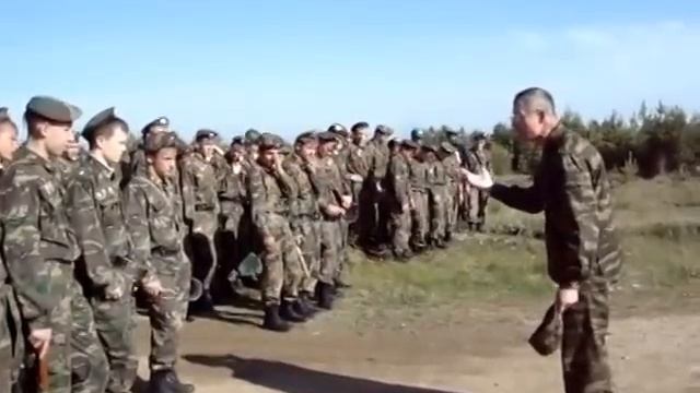 Кадеты - речь от командира