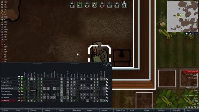 RimWorld Beta 18: Colonial Marines [Extreme Difficulty - Mods] (Part 3) смотреть онлайн