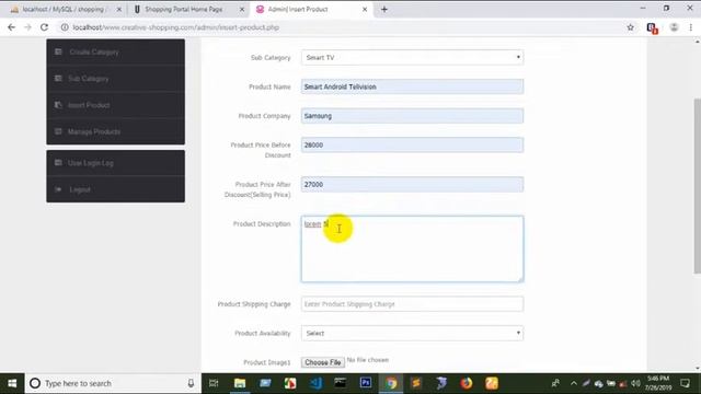 Online shopping portal project in PHP part 1 смотреть онлайн