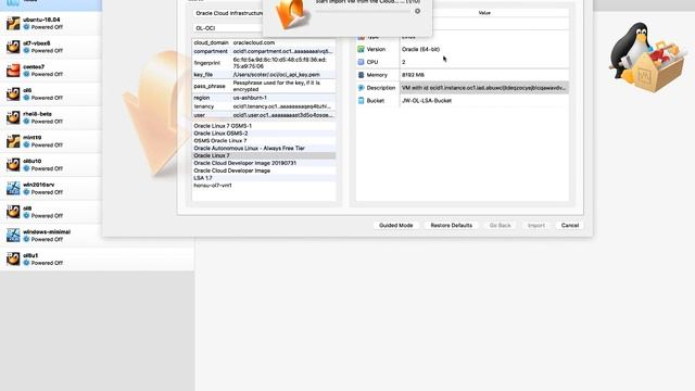 VirtualBox 6.1: Import Virtual Machine from Oracle Cloud Infrastructure смотреть онлайн