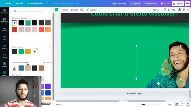Como Fazer o Efeito Dissolver no Canva - Passo a Passo смотреть онлайн