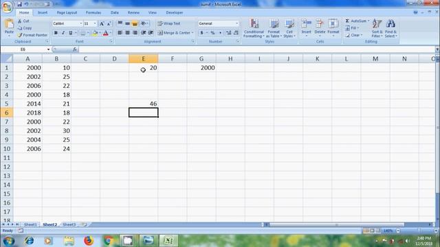 Excel 2007: how to use the SUMIF formula in excel смотреть онлайн