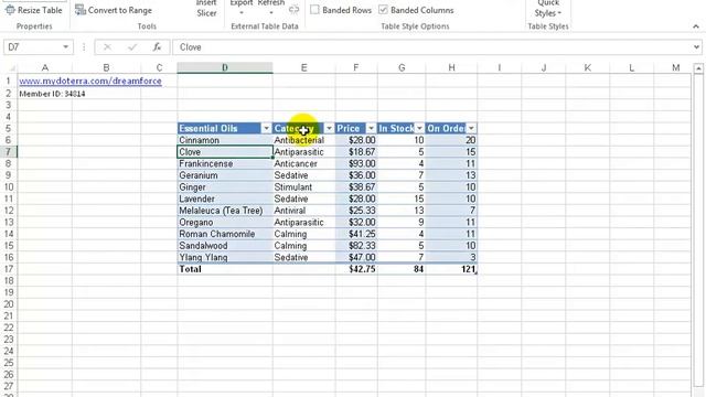 Excel 2013: Format Table смотреть онлайн