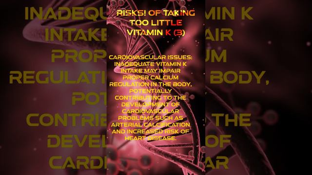 RISKS! of Taking Too Little Vitamin K 3 смотреть онлайн