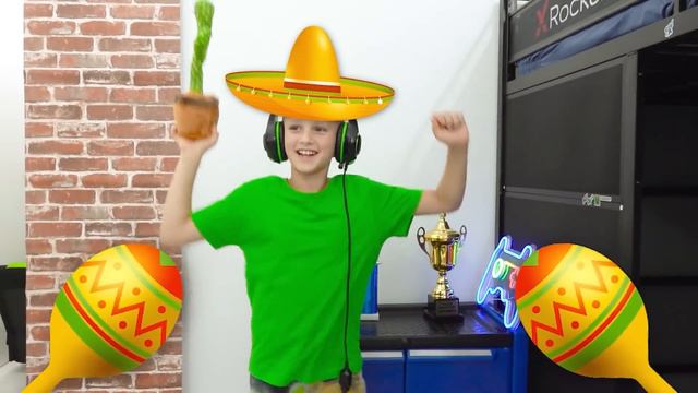 Chris and Mom Balloons Cube Challenge смотреть онлайн