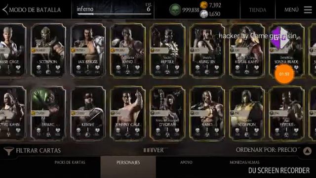 Como hackear mortal combat X con Game guardián 😎😎📲 смотреть онлайн