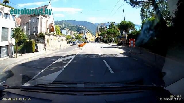 Монтрё Montreux Женевское озеро Lac Leman - дороги Монтрё часть 2 eurokurort.by смотреть онлайн