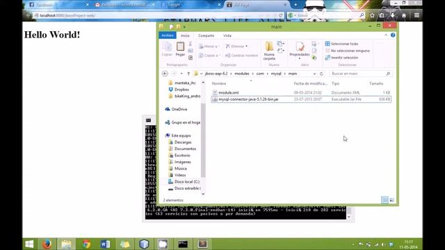 Aplicación java EE con jboss + maven + mysql + login. Parte 2 смотреть онлайн