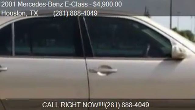2001 Mercedes-Benz E-Class E320 4dr Sedan For Sale In Housto