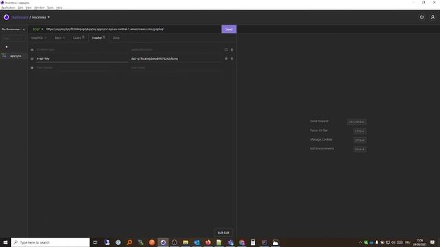 Execute a AWS Appsync API GraphQL Query using a GraphQL Client "Insomnia" смотреть онлайн