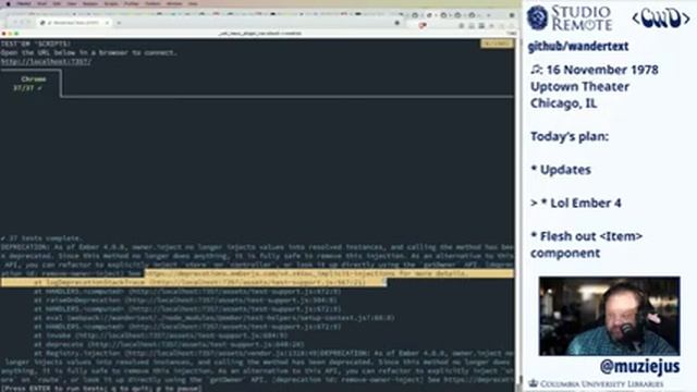 Coding with the Dead - 16.11.21 - Ember 4.0 & Filling in Item components смотреть онлайн