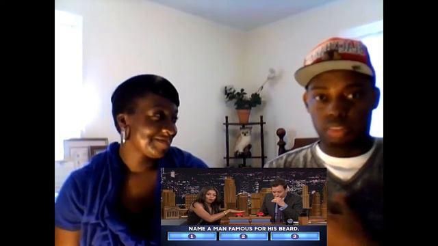 Fast Family Feud with Taraji P Henson & Jimmy Fallon Reaction! смотреть онлайн