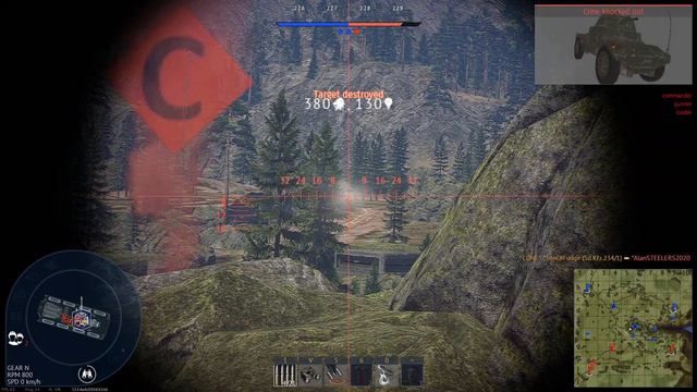 Germany's rapidfire Puma of DOOM - War Thunder SdKfz 234/1 montage смотреть онлайн