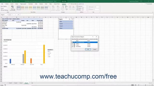 Excel 2019 & 365 Tutorial Modifying Slicers Microsoft Training смотреть онлайн