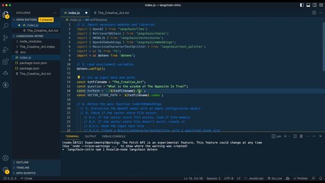 Get Started with LangChain in Node.js смотреть онлайн