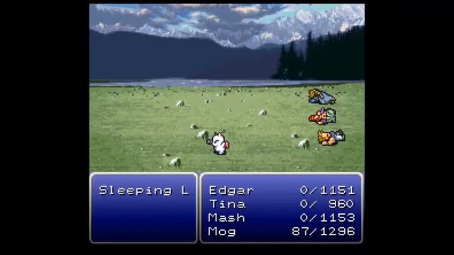 Final Fantasy VI All Character Desperation Attacks Japanese Version SNES смотреть онлайн