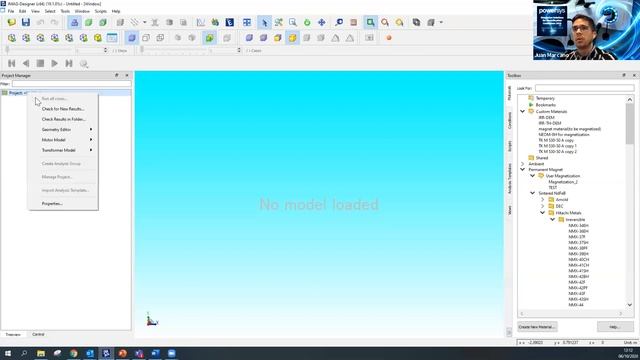 Geometry Template in JMAG using Python Scripting смотреть онлайн