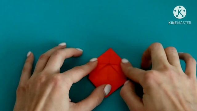 Как сделать ВАЛЕНТИНКУ СЕРДЦЕ Оригами ОЧЕНЬ простая и красивая своими руками из бумаги Валентинка смотреть онлайн