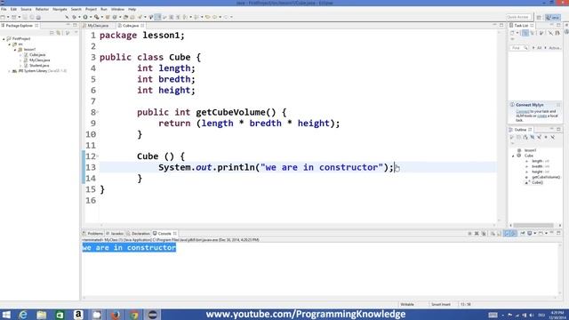 Java Tutorial For Beginners 19 - Class Constructor in Java смотреть онлайн