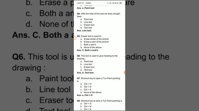 MCQs in Tux Paint смотреть онлайн