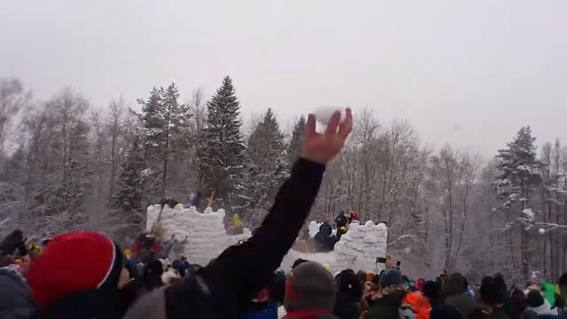 Бакшевская масляница 2012, штурм крепости смотреть онлайн