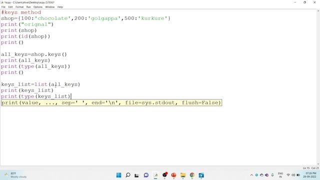 What is Keys in python? How does key work in python.#pythonprogramming смотреть онлайн