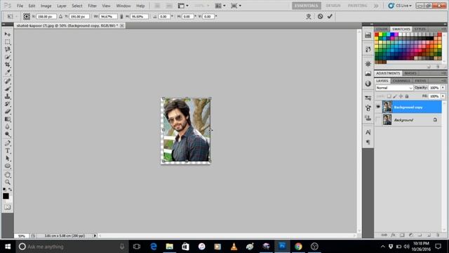 How to make passport size photo in photoshop cs5| Photoshop Tutorials смотреть онлайн