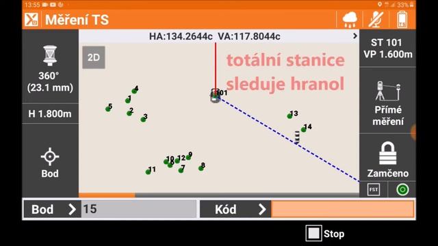 Měření podrobných bodů programem X-PAD Ultimate a robotickou totální stanicí Geomax смотреть онлайн